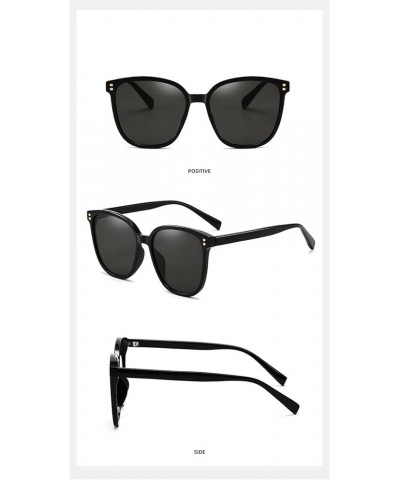 Square Frame Men's Outdoor Vacation Beach Decorative Sunglasses (Color : D, Size : 1) 1 D $15.34 Designer