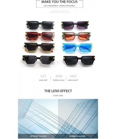 Square Small Frame Retro Outdoor Vacation Sunglasses for men and women D $22.86 Designer