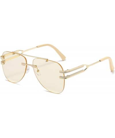 Frameless Women's Party Photo Fashion Decorative Sunglasses (Color : C, Size : 1) 1 B $16.93 Designer