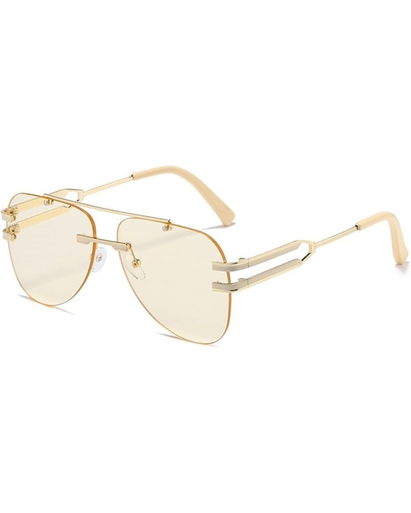 Frameless Women's Party Photo Fashion Decorative Sunglasses (Color : C, Size : 1) 1 B $16.93 Designer