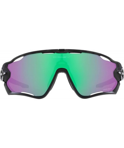 Men's OO9290 Jawbreaker Shield Sunglasses Matte Black Camo/Prizm Road Jade $92.21 Sport