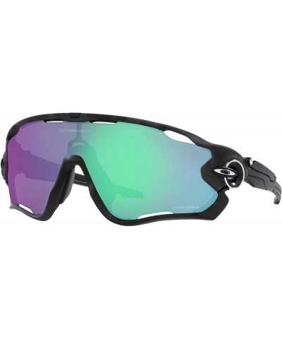 Men's OO9290 Jawbreaker Shield Sunglasses Matte Black Camo/Prizm Road Jade $92.21 Sport