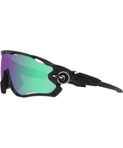 Men's OO9290 Jawbreaker Shield Sunglasses Matte Black Camo/Prizm Road Jade $92.21 Sport