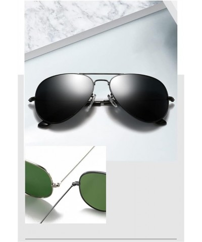 Metal Male Outdoor Sun Shading Sunglasses Street Vacation Driver (Color : N, Size : Medium) Medium C $18.44 Designer