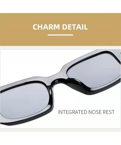 Small Frame Men's and Women's Outdoor Sunglasses, Holiday Sunshade Decorative Glasses (Color : D, Size : Medium) Medium E $19...