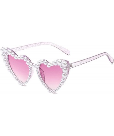 Womens Rimless Heart Shaped Sunglasses y2K Cutee Party Trendy Shiny Bling Diamond Rhinestone Crystal sunglasses Purple $10.09...