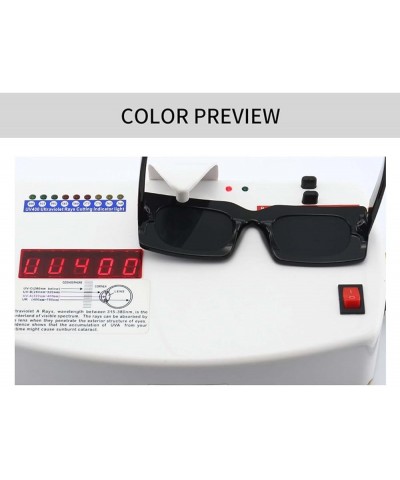 Retro Square Frame Men's and Women's Sunglasses Outdoor Street Shooting Holiday Decoration Sun-Shading Glasses (Color : F, Si...