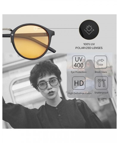 Retro Glasses Women Men Goggles Sunglasses New Vintage Fashion Driving Sun glasses 100% UV Blocking Gd02-swag Yellow $10.73 A...