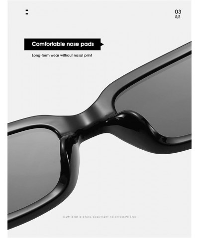 Men and Women Small Frame Sunglasses Fashion Square Decorative Outdoor Sunglasses (Color : 18, Size : 1) 1 11 $10.99 Designer