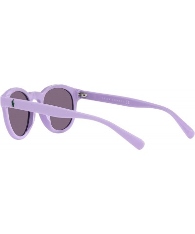 Men's Ph4184 Round Sunglasses Shiny Sky Lavender/Violet $34.34 Round