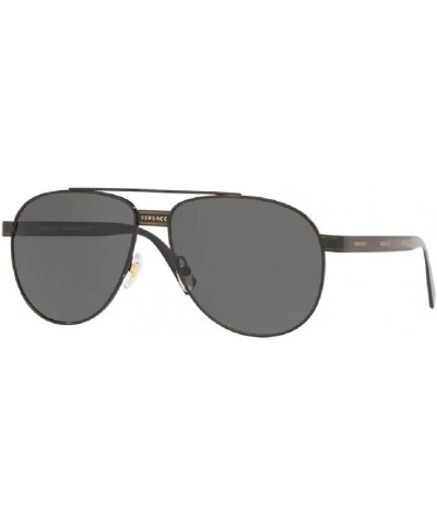 VE2209 Phantos Sunglasses For Men + BUNDLE with Designer iWear Eyewear Care Kit Black/Grey $92.25 Panto