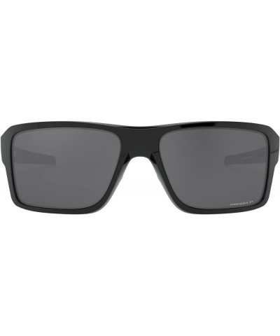 Men's Oo9380 Double Edge Rectangular Sunglasses Polished Black/Prizm Black Polarized $43.84 Rectangular