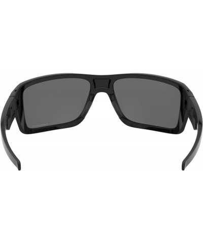 Men's Oo9380 Double Edge Rectangular Sunglasses Polished Black/Prizm Black Polarized $43.84 Rectangular