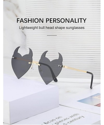 Men and Women Party Weird Sunglasses Halloween Decorative Sunglasses (Color : G, Size : 1) 1 E $15.33 Designer