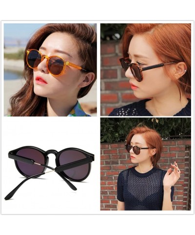 Classic Polarized Sunglasses for Women Men Fashion Sports Wrap Around Sun Glasses Large Frame Retro 70s Sunglasses Grey $12.8...