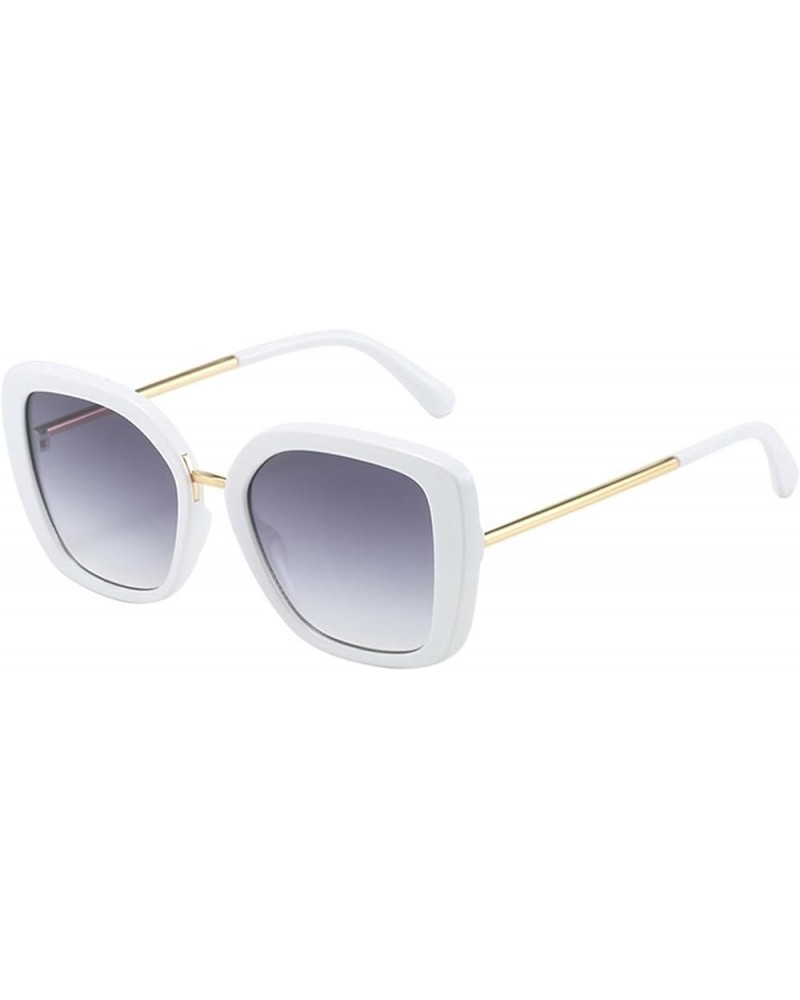 Square Large Frame Trendy Outdoor Men's And Women's Sunglasses G $17.98 Square