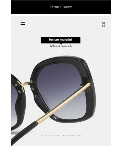 Square Large Frame Trendy Outdoor Men's And Women's Sunglasses G $17.98 Square