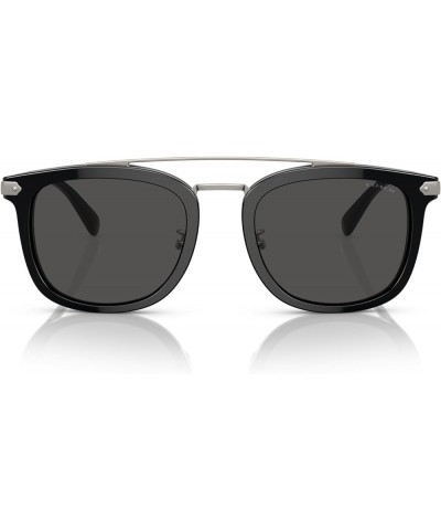 Men's Hc8382 Square Sunglasses Black/Grey Solid $80.66 Square