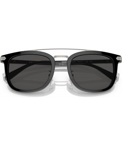 Men's Hc8382 Square Sunglasses Black/Grey Solid $80.66 Square