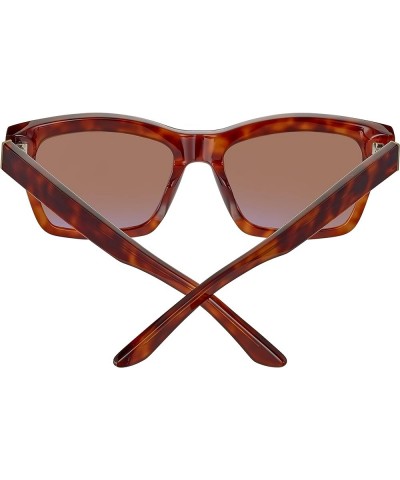 Women's Winona Square Sunglasses Shiny Classic Havana $51.60 Square