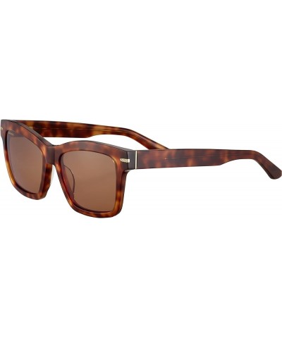 Women's Winona Square Sunglasses Shiny Classic Havana $51.60 Square