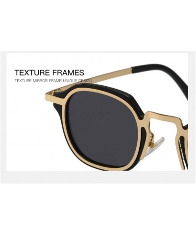 Men Round Sunglasses Women Metal Frame UV400 Sun Glasses Men's Female Eyewear Female Metal Frame 2 $17.22 Rectangular