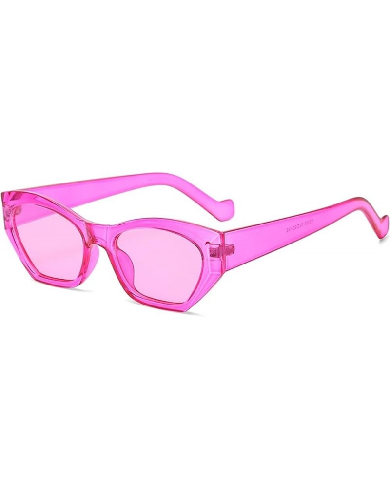 Polygonal Cat Eye Sunglasses for Men and Women, Outdoor Vacation Driving Glasses (Color : F, Size : Medium) Medium K $13.12 D...