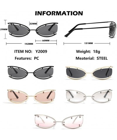 Y2k Accessories Y2k Sunglasses Womens Sunglasses Trendy Y2K Glasses Oversized Sunglasses Womens Wrap Around Pink $10.14 Overs...