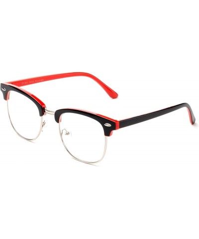 Babo" Slim Oval Style Celebrity Fashionista Pattern Temple Reading Glasses Vintage Black/Red $7.64 Square