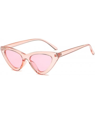 Retro Vintage Narrow Cat Eye Sunglasses for Women Clout Goggles women sunglasses for Holiday beach outdoor White+light Pink $...