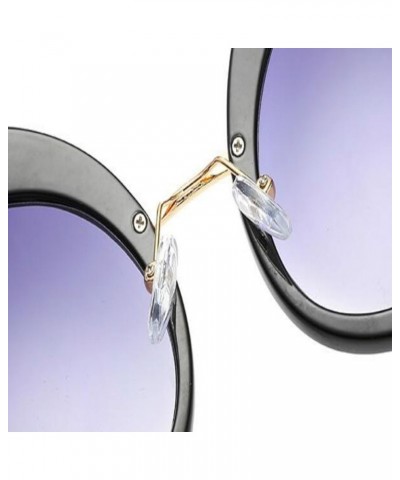 Women's Oversize Fashion Female Big Sun Glasses Crystal Diamond Cat Eye Sunglasses With Case Transparent $13.49 Cat Eye