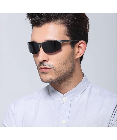 Polarized Sunglasses for Men Fishing Outdoor Sunshade Driving (Color : B, Size : Medium) Medium B $16.19 Designer