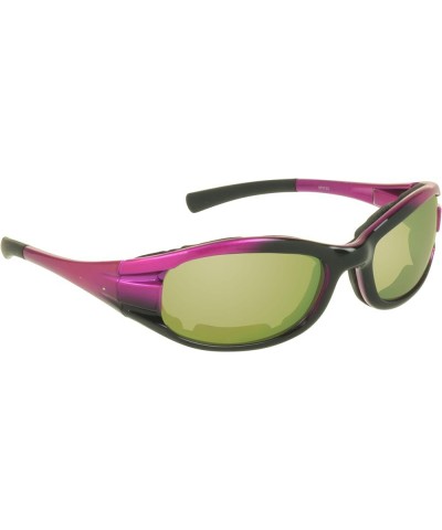 Motorcycle Sunglasses Foam Padded PETITE Women, Girls and Boys. Hot Pink Mirror Lime $13.67 Goggle