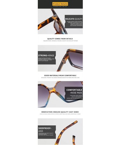 Fashion Decorative Sunglasses Retro Large Frame Sunglasses for Men and Women (Color : B, Size : 1) 1 D $15.05 Designer