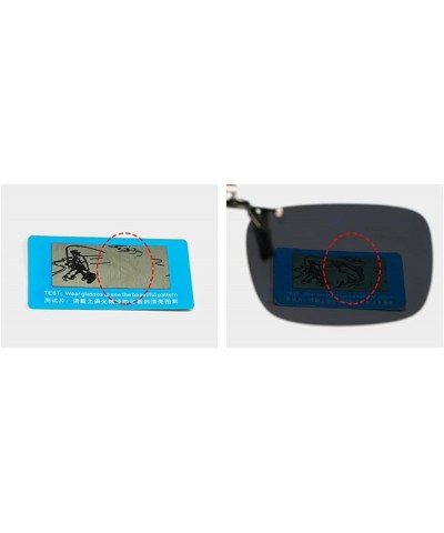 Clip-on Sunglasses Day Driving Beach Fishing Glasses Sunglasses (Color : C, Size : Medium) Medium Navy $17.66 Designer