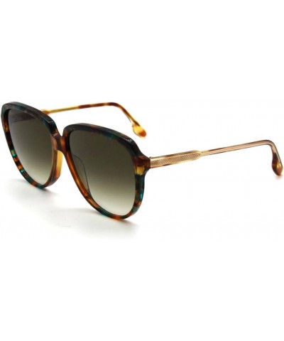 Sunglasses VB 618 S 224 Blonde Havana/Petrol Havana $51.92 Cat Eye