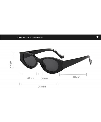 Cat Eye Retro Men And Women Sunglasses Outdoor Vacation Driving Trend UV400 Sunglasses Gift E $17.41 Designer