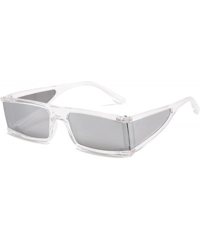 Punk Small Frame Men and Women Outdoor Beach Sports Sunglasses (Color : D, Size : 1) 1 F $19.70 Sport