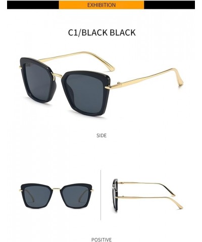 Fashion Simple Men and Women Cat Eye Sunglasses (Color : 5, Size : 1) 1 2 $13.74 Cat Eye