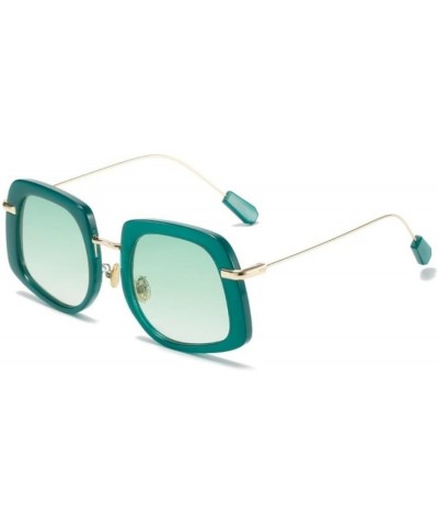 Irregular Square Sunglasses Women Travel Female Shades Sun Glasses UV400 Eyewear Green $16.77 Rectangular