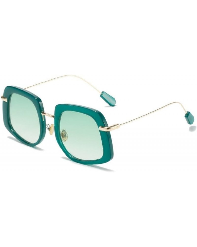 Irregular Square Sunglasses Women Travel Female Shades Sun Glasses UV400 Eyewear Green $16.77 Rectangular