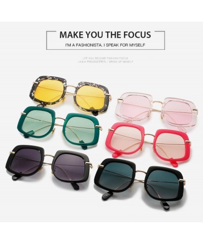 Irregular Square Sunglasses Women Travel Female Shades Sun Glasses UV400 Eyewear Green $16.77 Rectangular