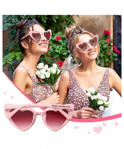 50 Pcs Wedding Bridal Sunglasses Party Favors for Guests Bulk Heart Shaped Sunglasses Bachelorette Birthday Gifts Pink $18.48...