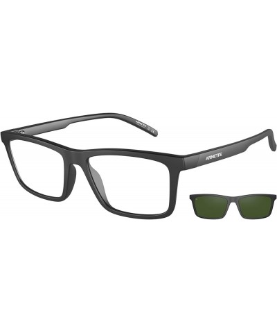 Men's An4274 Hypno Rectangular Sunglasses Matte Black $32.34 Designer