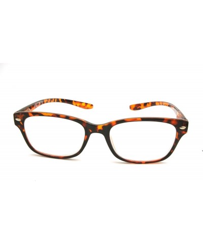 ColorViper Lightweight Plastic Hanging Reading Glasses Free Pouch SPRING HINGE Shiny Tortoise Clear Unissex $17.50 Sport