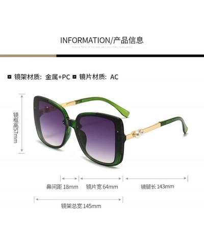 Butterfly Large Frame Sunglasses Fashion Temple Sunglasses UV Protection Progressive Sunglasses Gray,green $3.73 Square