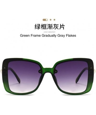 Butterfly Large Frame Sunglasses Fashion Temple Sunglasses UV Protection Progressive Sunglasses Gray,green $3.73 Square