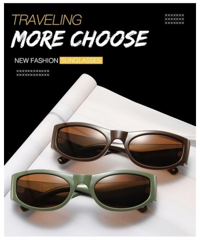 Small Frame Hip-hop Sunglasses Men and Women Retro Fashion Decorative Sunglasses (Color : 6, Size : 1) 1 8 $10.24 Designer