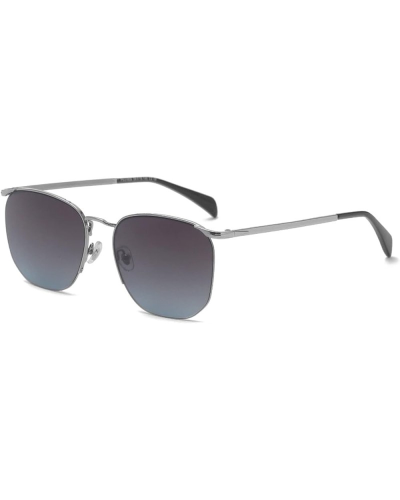 Metal Polarized Sunglasses for Men and Women Outdoor Vacation Sunshades (Color : A, Size : Medium) Medium A $15.88 Designer