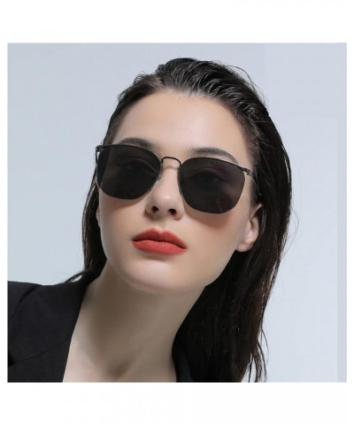 Metal Polarized Sunglasses for Men and Women Outdoor Vacation Sunshades (Color : A, Size : Medium) Medium A $15.88 Designer